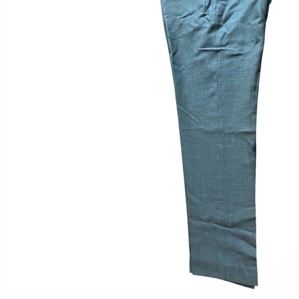 Vintage 80s Pleated Trousers Plaid High Waist Wash N Wear - Picture 13 of 16